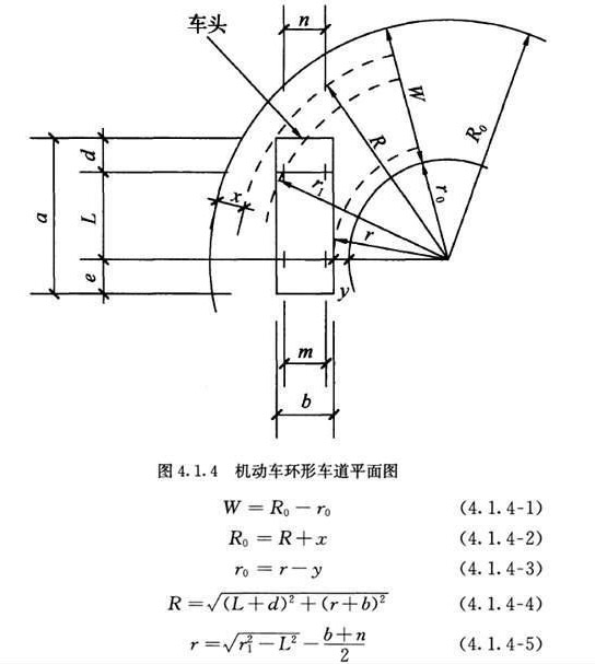 機動車環(huán)形車道平面圖